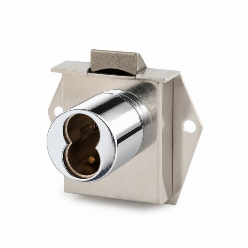 Olympus Mortise Latch Lock, Reversed Inverted Drawer, No Core, Polished Chrome - 725ML-DWRIH-26