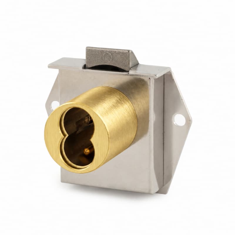Olympus Mortise Latch Lock, Left Hand Door, No Core, Satin Brass - 725ML-DR-LH-US4
