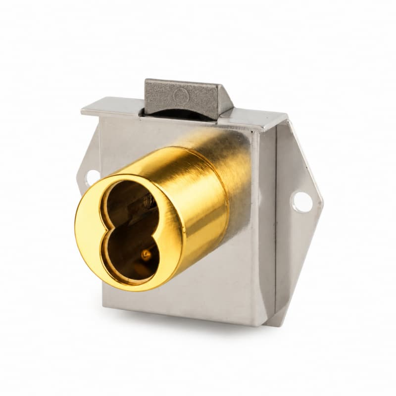 Olympus Mortise Latch Lock, Inverted Drawer, No Core, Polished Brass - 725ML-DW-IH-US3