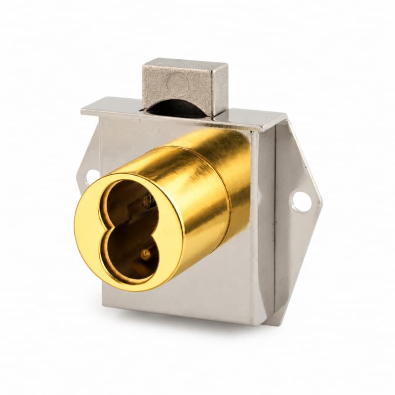 Olympus Mortise 1-1/16" Cylinder Deadbolt, Vertical Drawer, No Core, Polished Brass - 725MD-DW-VH-US3