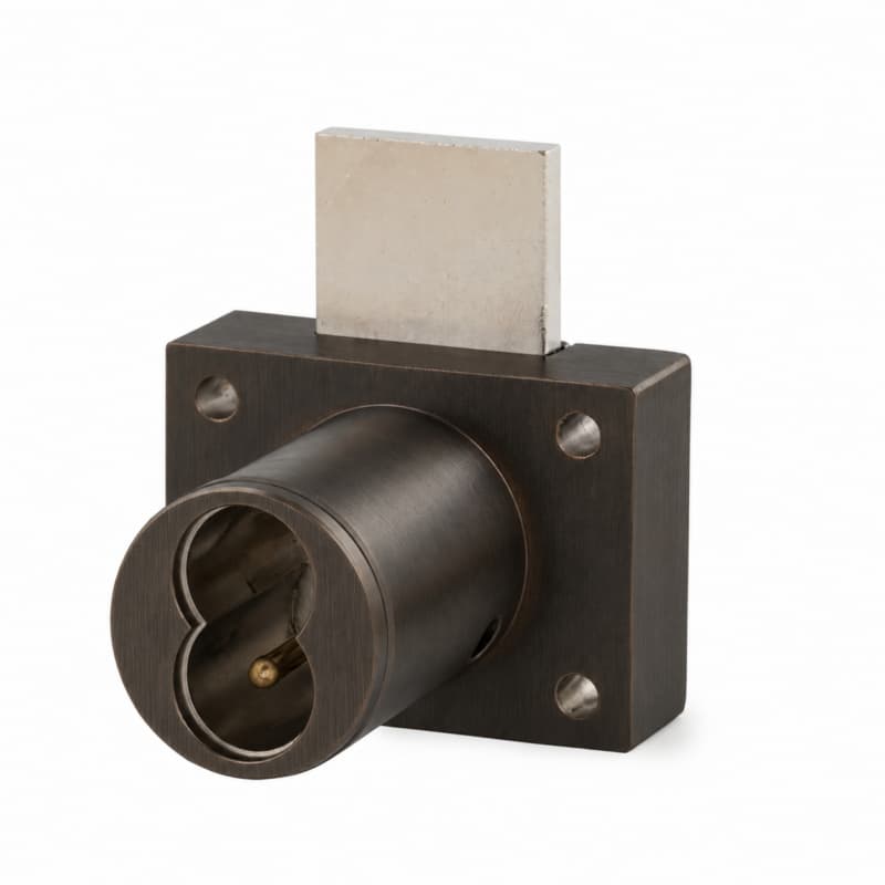 Olympus Deadbolt Drawer Lock Body, No Core, Oil Rubbed Bronze - 721DW-SP1-10B