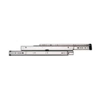 Knape and Vogt 22" Full Extension Hold-in anti-rebound Ball Bearing File Drawer Slides 8500 Series, Unhanded Side Mount Zinc Poly-Pack - 8500P 22