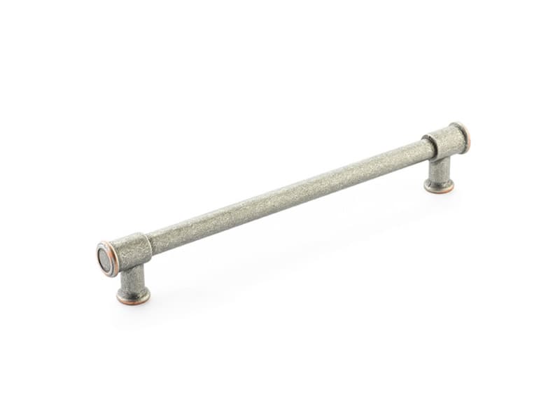 Schaub Steamworks Pull 8" (203 mm) Center to Center, Distressed Pewter/Copper, 79-8-DP-C