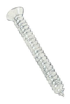 Multi-Color Installation Screws Flat Head Phillips Drive #8 Gauge, 1-1/2" Length, Almond - 50 Box Qty