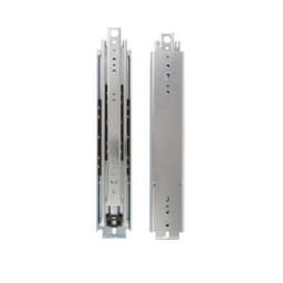 Knape and Vogt 22" Full Extension Standard Ball Bearing Drawer Slide 8900 Series, Unhanded Side Mount Zinc Poly-Pack - 8900P 22