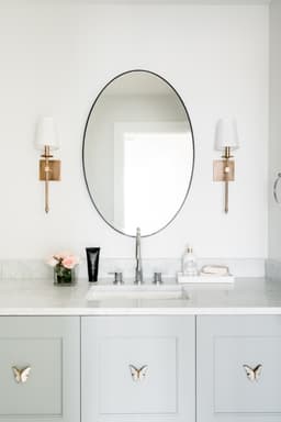 Schaub Nature Butterfly Pull, 1-1/2"CC, Mother of Pearl/ Paris Brass - 891-PAR