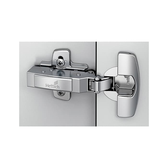 Hettich Sensys Soft-Close Silent System Full Overlay Face-Frame;Frameless Thick Door Hinge Nickel, 95° Dowel - 9091436
