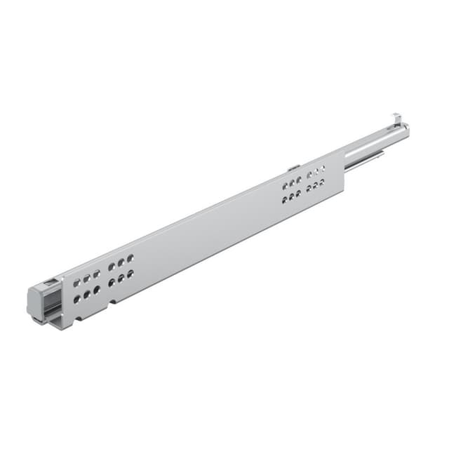 Hettich Quadro V6 480mm Soft-Close Full Extension Undermount Drawer Slides, Ball Bearing Right hand Zinc - 9047757
