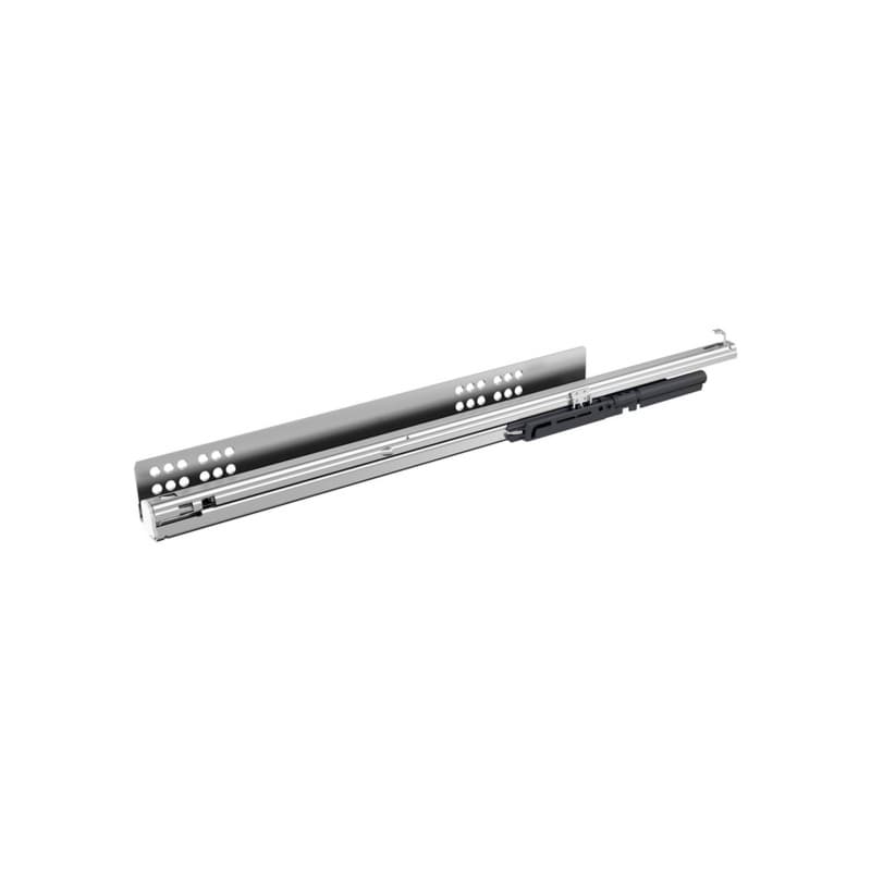 Hettich Quadro V6 470mm Soft-Close Full Extension Undermount Drawer Slides, Ball Bearing Left Hand, Zinc - 9065916