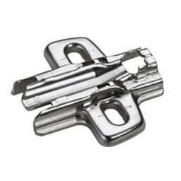 Adjustment Cross Mounting Plate, Nickel-Plated, Screw-On, 5mm