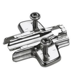 Adjustment Cross Mounting Plate with Locating Pin/Special Screw, Nickel-Plated, 3mm