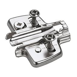 Adjustment Steel Cross Mounting Plate with Locating Pin/Special Screw, Nickel-Plated, 0mm