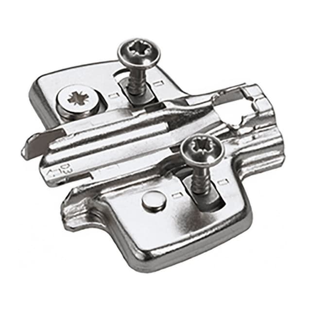 Hettich Sensys Wing Mounting Plate, Direkt with Locating Pin/Special Screws