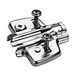 Adjustment Steel Cross Mounting Plate with Locating Pin/Special Screw, Nickel-Plated, 3mm