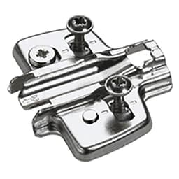 Sensys Cam Adjustment Face Frame Cross Mounting Plate, Nickel-Plated, Dowelled, 0mm