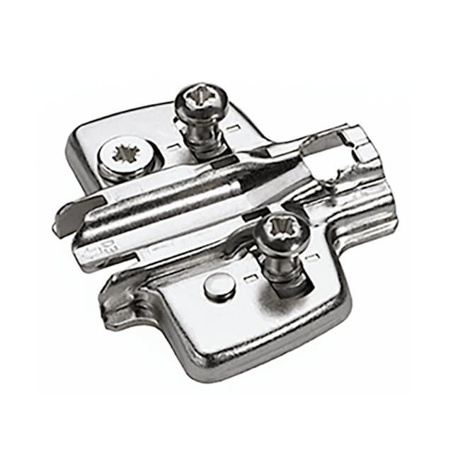 Hettich Sensys Wing Mounting Plate with Oblong hole Height Adjustment