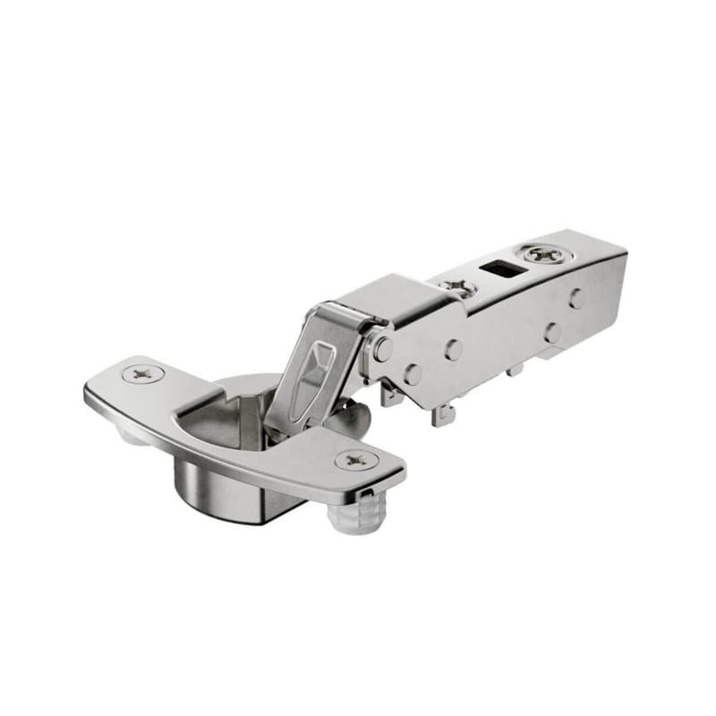 Hettich Sensys 110&deg; Half Overlay Hinge Soft-Closing Expanding Sockets Nickel 9073690