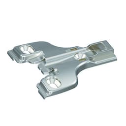 Sensys Cam Adjustment Face Frame Mounting Plate, Nickel-Plated, Screw-On, 0mm