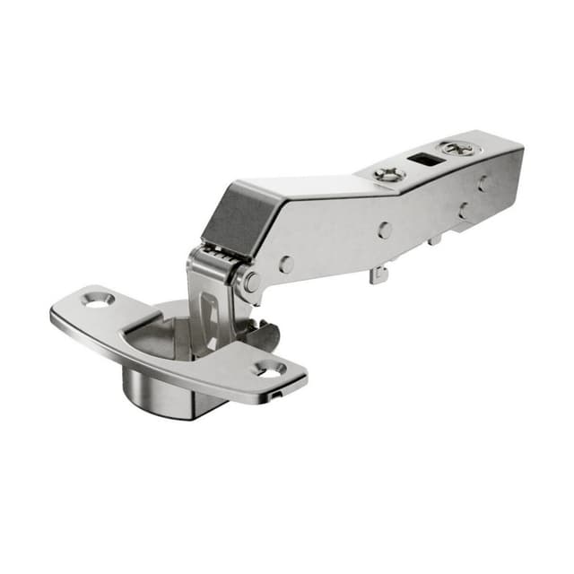 Hettich Sensys Soft-Close Silent System Inset Overlay 45° Angle Face-Frame;Frameless Hinges Nickel, 95° Screw-On - 9088025