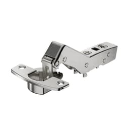 Hettich Sensys Soft-Close Silent System Inset Overlay 45° Angle Face-Frame;Frameless Hinges Nickel, 95° Screw-On - 9088026