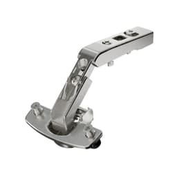 Hettich Intermat  Self-Close Overlay Face-Frame;Frameless Pie Cut Corner Hinge Nickel, 50° Dowel - 9090108