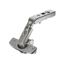Hettich Intermat  Self-Close Overlay Face-Frame;Frameless Pie Cut Corner Hinge Nickel, 50° Dowel - 9090116