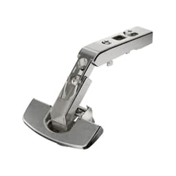 Hettich Intermat  Self-Close Overlay Face-Frame;Frameless Pie Cut Corner Hinge Nickel, 50° Dowel - 9090119
