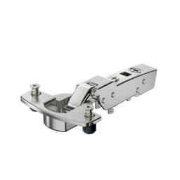 Hettich Sensys Soft-Close Silent System Half Overlay Face-Frame;Frameless Thick Door Hinge Nickel, 95° Dowel - 9091446