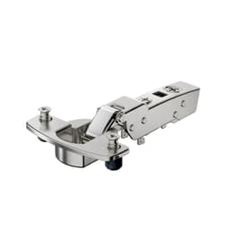 Hettich Sensys Soft-Close Silent System Half Overlay Face-Frame;Frameless Thick Door Hinge Nickel, 95° Dowel - 9091446
