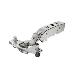 Hettich Sensys Soft-Close Silent System Full Overlay Face-Frame;Frameless Hinges Nickel, 110° Dowel - 9094306