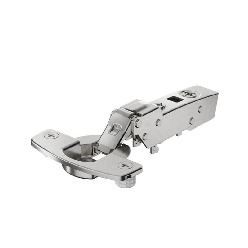 Hettich Sensys Soft-Close Silent System Half Overlay Face-Frame;Frameless Hinges Nickel, 110° Dowel - 9094311