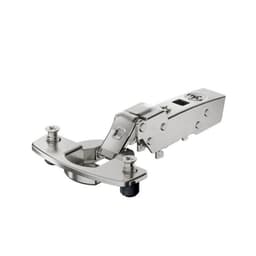 Hettich Sensys Soft-Close Silent System Half Overlay Face-Frame;Frameless Hinges Nickel, 110° Dowel - 9094316