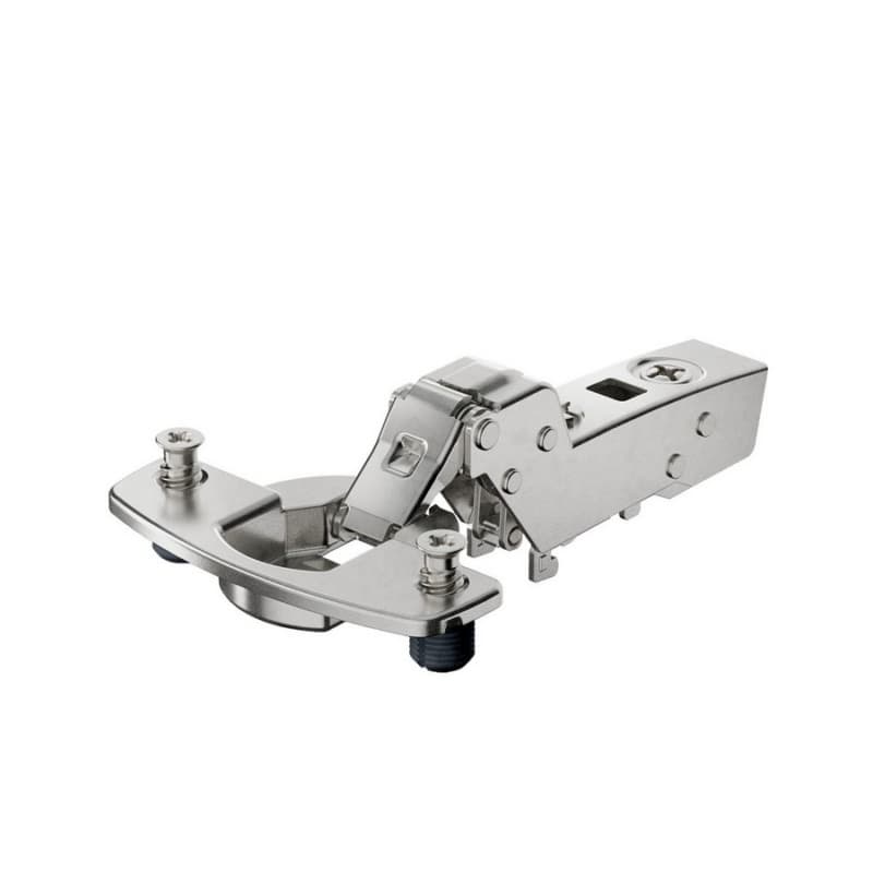 Hettich Sensys Soft-Close Silent System Inset Overlay Face-Frame;Frameless Hinges Nickel, 110° Dowel - 9094326