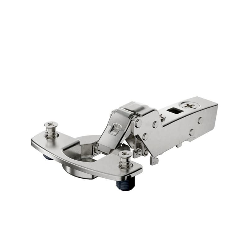 Hettich Sensys 110&deg; Thin Door Inset Hinge Soft-Closing Expanding Sockets Nickel 9094326