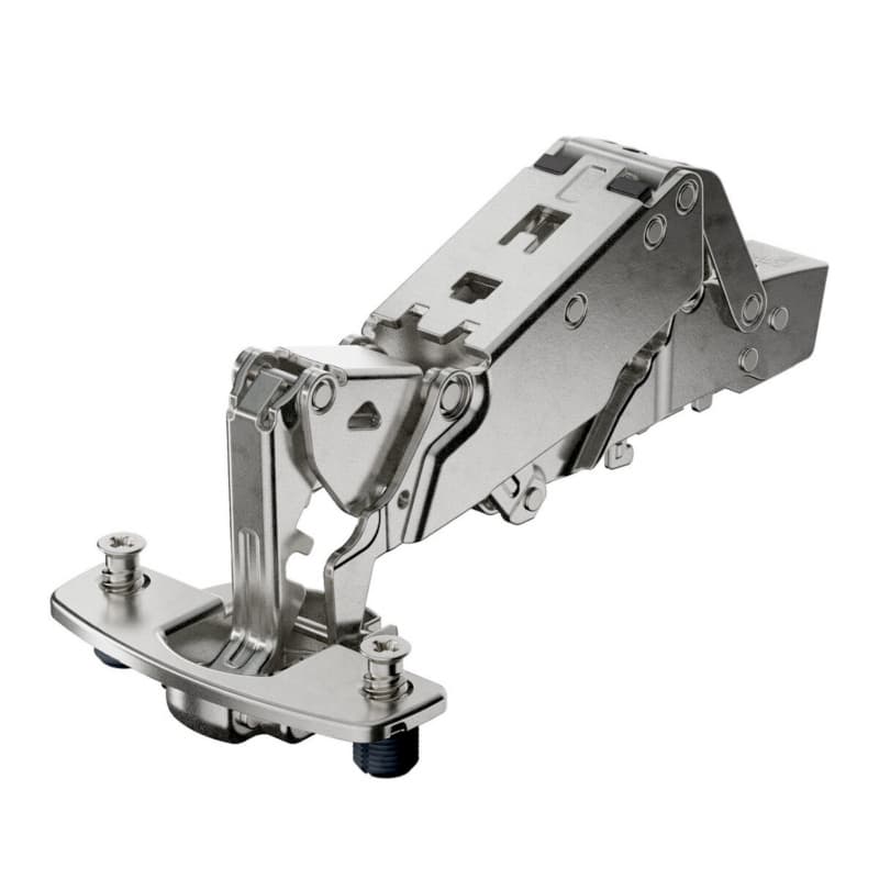 Hettich Sensys Soft-Close Silent System Full Overlay Face-Frame;Frameless Hinges Nickel, 165° Dowel - 9099566