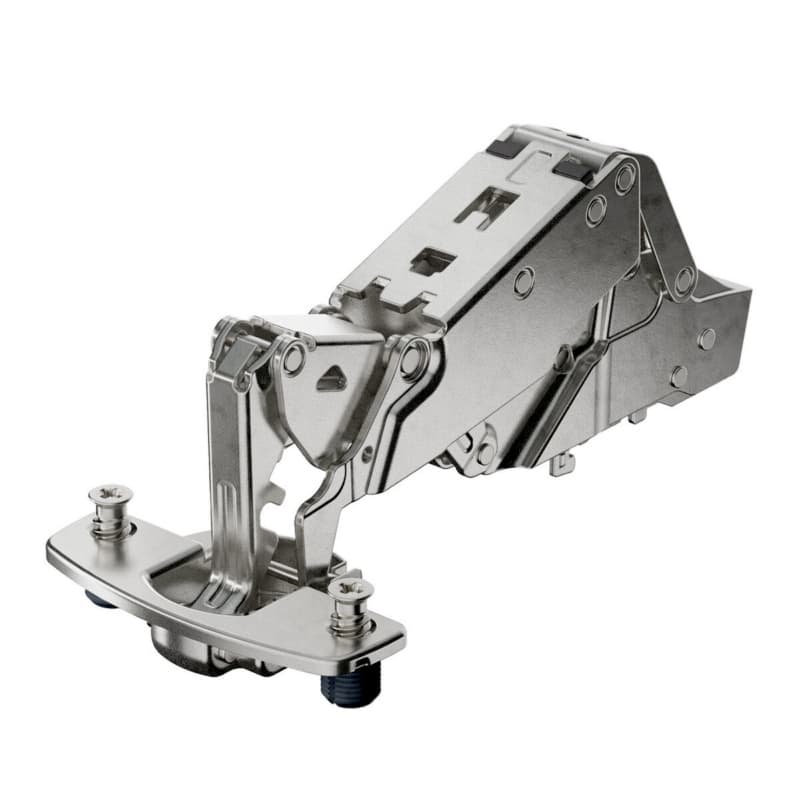 Hettich Sensys Soft-Close Silent System Half Overlay Face-Frame;Frameless Hinges Nickel, 165° Dowel - 9099576