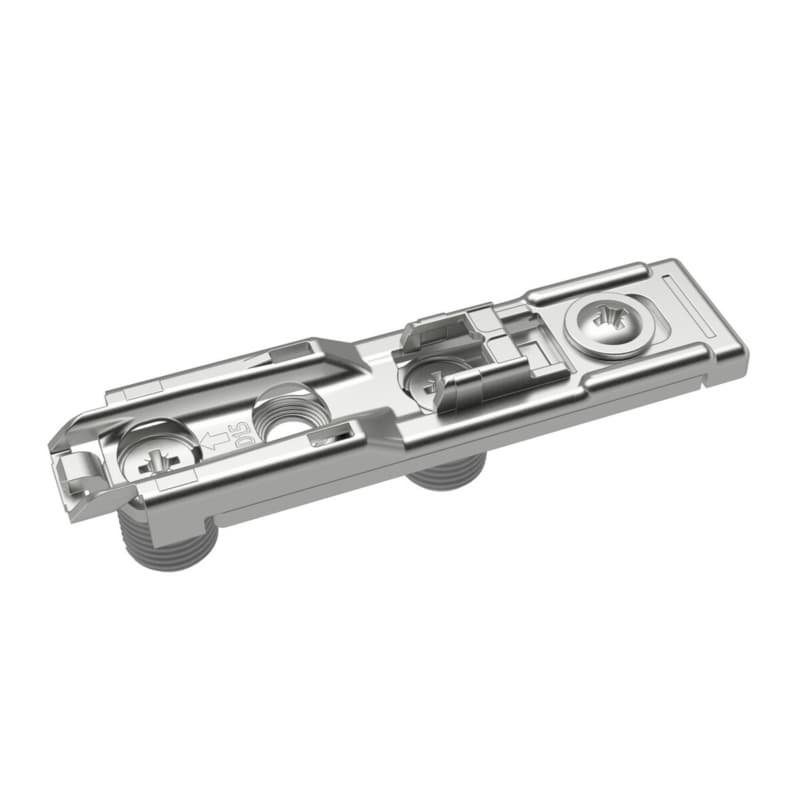 Hettich Linear Mounting Plate with Direct Height Adjustment, Distance 3mm, Press In - 9117345