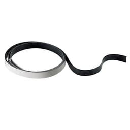 Coloured Cover Set for Concealing Runner Profile, 25mm High, 2500mm, Black