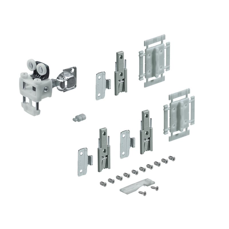 600mm Right Hand WingLine L Set with Self Closing for 12Kg Maximum Door Panel