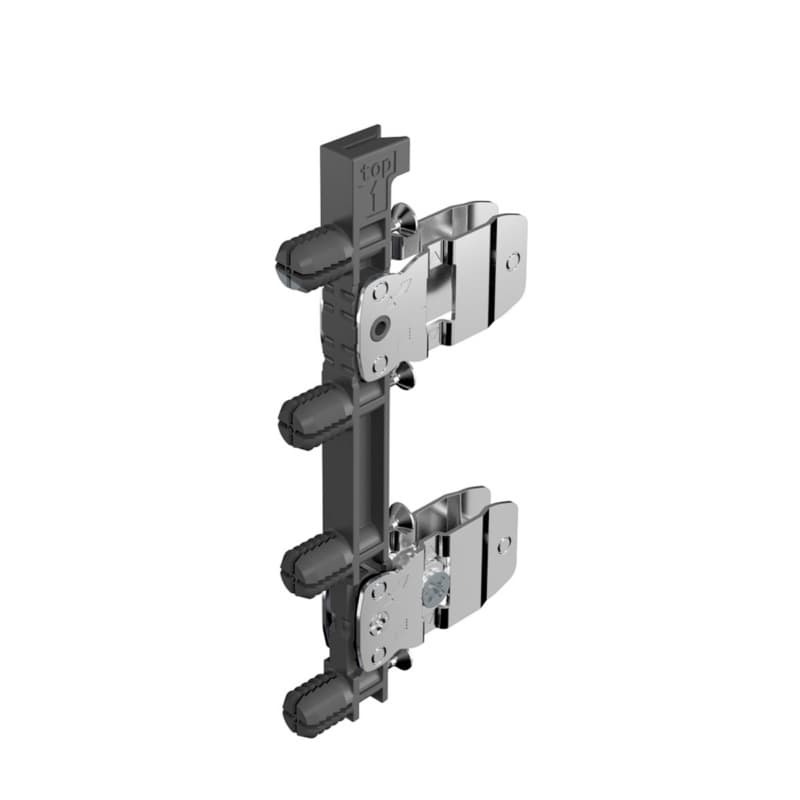 AvanTech YOU Drawer Front Connector for 187/251mm Drawer Side Profile, Dowel, 9255839