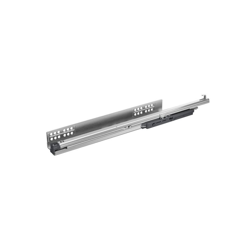 Hettich QuadroYOU 500 mm Soft-Close Full Extension 67 lb Undermount Drawer Slide, Left Hand, Zinc, 9256872