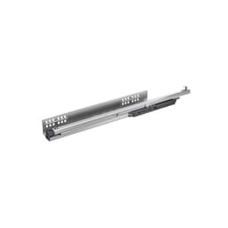 Hettich QuadroYOU 500 mm Soft-Close Full Extension 67 lb Undermount Drawer Slide, Left Hand, Zinc, 9256872