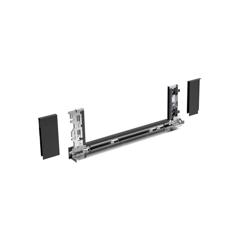 Hettich AvanTech YOU 500mm Drawer Side Profile, 187mm Height, Left hand, Anthracite 10/Box - 9257165