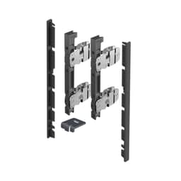 Hettich AvanTech YOU Connector Set for Internal Front Panel 187 mm Height, Anthracite, 9257621