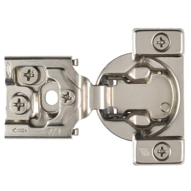 Hettich Optimat Self-Close 3/4" Overlay 3D Face-Frame Hinges, 105° Dowel - 9295567