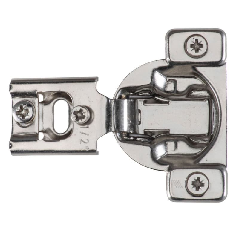 Hettich Optimat Self-Close 1/2" Overlay 3D Face-Frame Hinges, 105° Dowel - 9295568