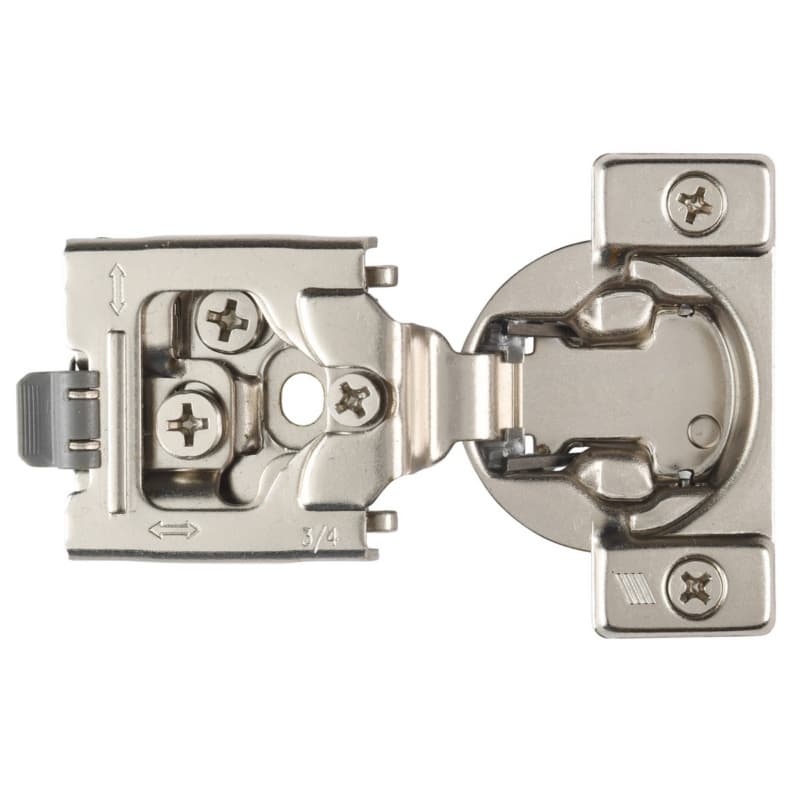 Hettich Optimat Self-Close 3/4" Overlay 3D Face-Frame Hinges, 105° Dowel - 9295582