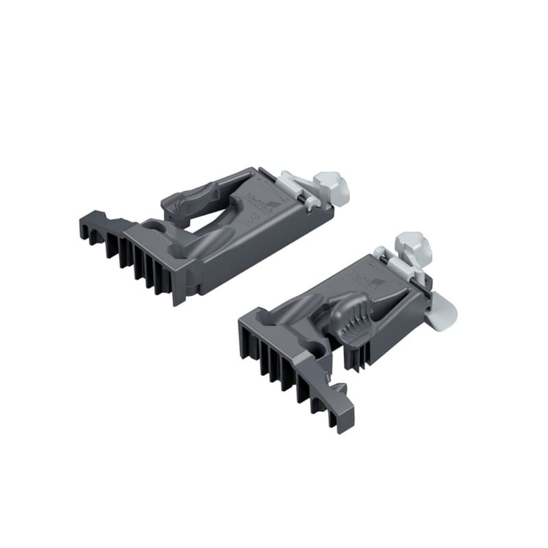Hettich Quadro Front Locking Device, Left Hand/Right Hand, Gray, 9306533