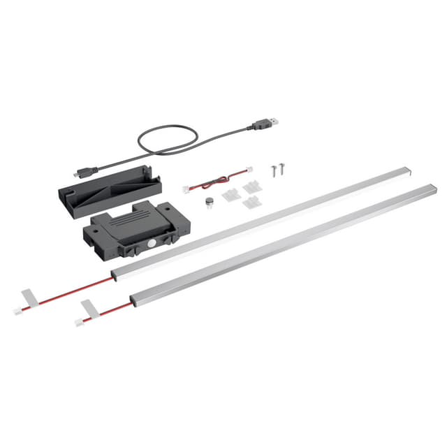 Hettich AvanTech YOU Illumination Kits, Stainless Steel