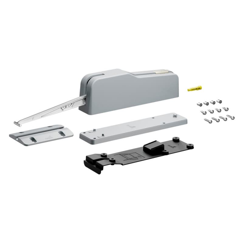 WingLine L S-230 Pull to Move Silent Opening Mechanism Set, Light/Medium, Grey